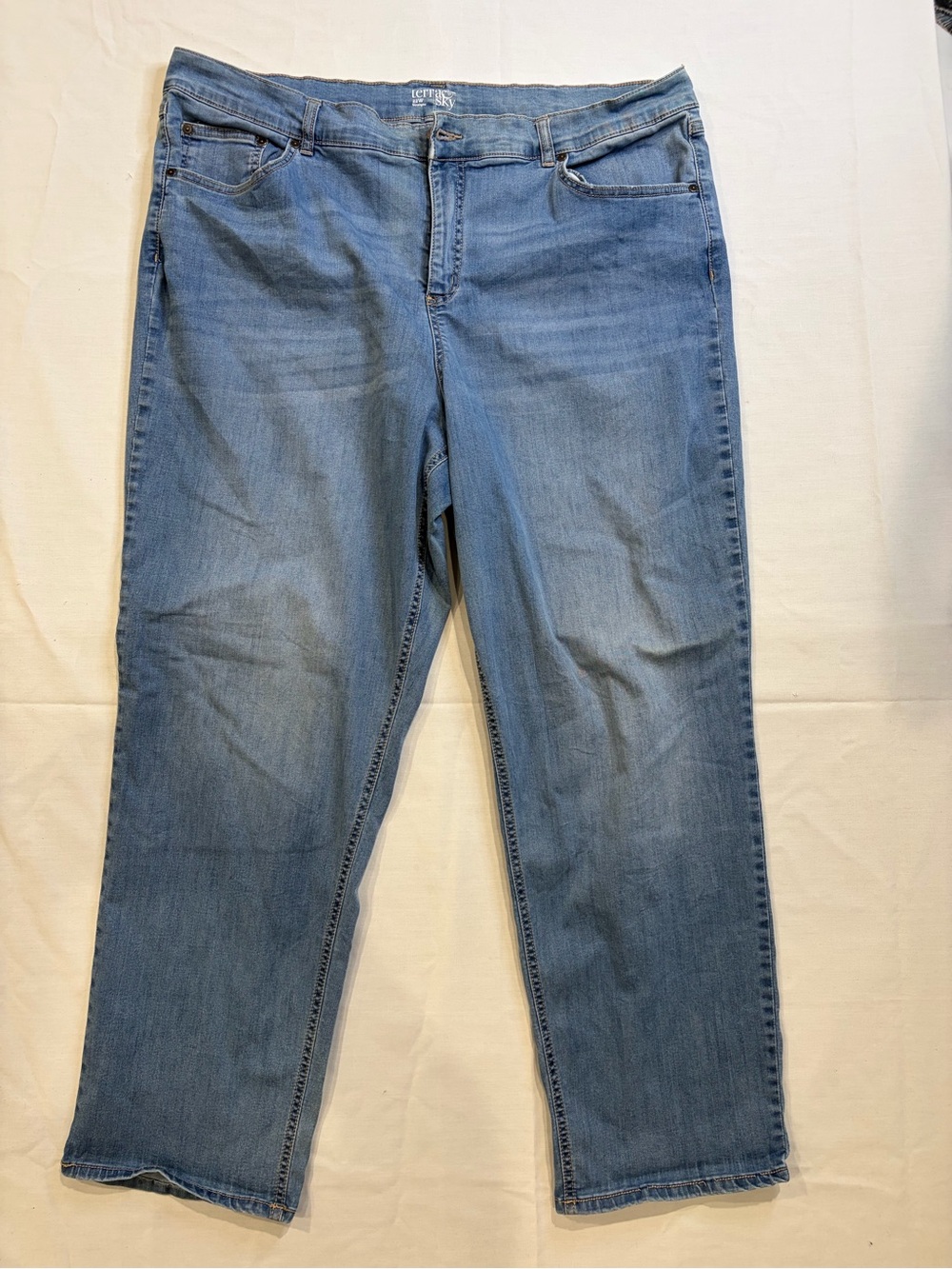 Terra & Sky Light Blue Straight Jeans